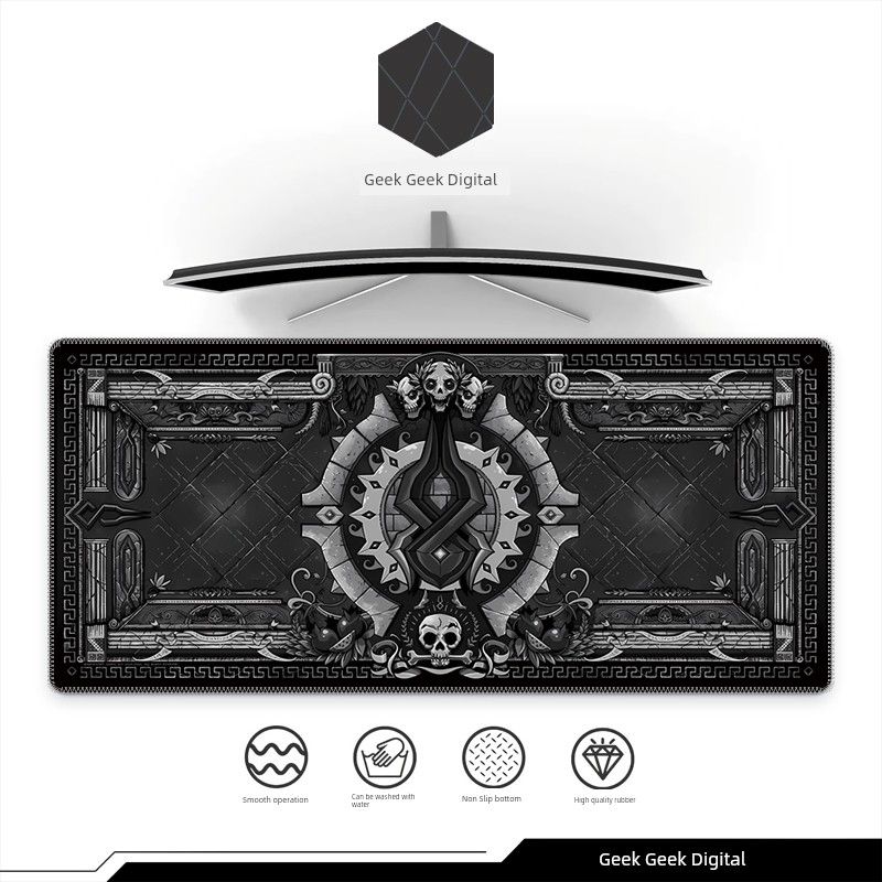 Unbeatable Quality Table Mat Waterproof Mouse Pad Extra Large Thickened Stain-Resistant Cool Men Product Hades Deskmat_voghion.com