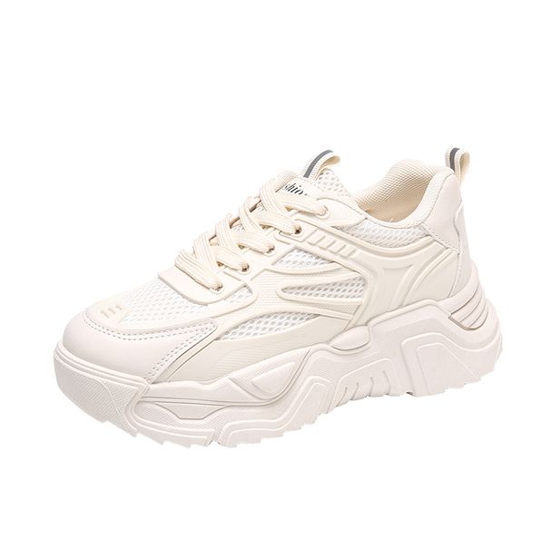 Women's Daddy Shoes For Women New Casual Sports Shoes Comfortable Running All Match White Shoes_voghion.com