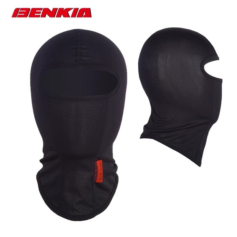 Spor Yüz Maskeleri Buz İpek Soğuk Dokunuş Hafif ve Nefes Alabilen Bisiklet Başlığı Şeytan Şapkası_voghion.com