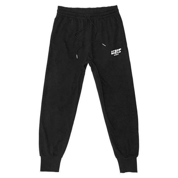 UZIS Herbst-Winter-Sporthose mit Fleecefutter, lang, für Herren, im amerikanischen Stil, Jogger-Jogginghose, Studenten, lockere, lässige Basketballhose_voghion.com
