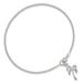 Sterling Silver 10inch Solid Polished Palm Tree Anklet_voghion.com