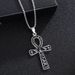 Fashion Personality Retro Anubis Cross European And American Trend Hip Hop Pictographic Cross Pendant Necklace_voghion.com