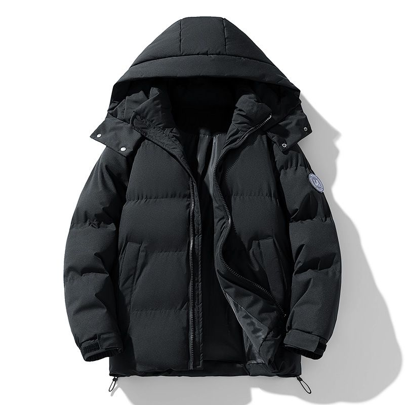 Giacca invernale da uomo in cotone spesso con cappuccio - Cappotto casual da strada con calda fodera in pile per ragazzi (disponibile in più colori e taglie)_voghion.com