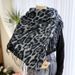 Leopard Print For Women, Autumn Winter Classic Thickened Cashmere Printed Tassel Shawl, Versatile And Warm_voghion.com