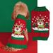 Pet Clothes Santa Claus Sound Christmas Tree Car Elk Snowflake Gingerbread Man Dog Sweater Autumn Winter_voghion.com