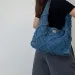 Nuova borsa a tracolla casual di grande capacità, con nappa, stile street, alla moda, in tela di denim, da donna_voghion.com