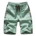 Herrkläder Multi-bag cargo-shorts Sommar herr bomull baggy plus-size fritidsbyxor medium byxor kvartsbyxor_voghion.com
