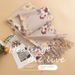 Elegant socialite style printed 2024 new flower  cashmere women's warm scarf fashionable shawl_voghion.com
