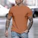 T-shirt da uomo in misto cotone di alta qualità - T-shirt estiva traspirante a maniche corte con scollo rotondo (4 colori, dalla S alla XXXL)_voghion.com
