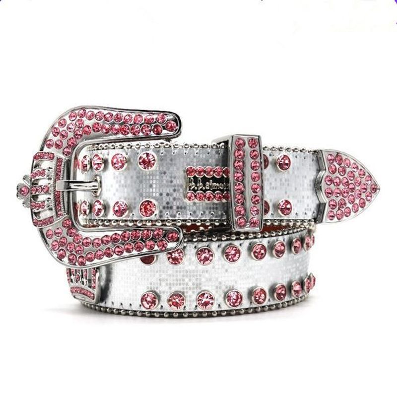 Bling Studded Crystal Fashion Dia Bb Simon Casual Woman Leather Designer For Man Lady Belts Mens Width 3.8cm Rock S_voghion.com
