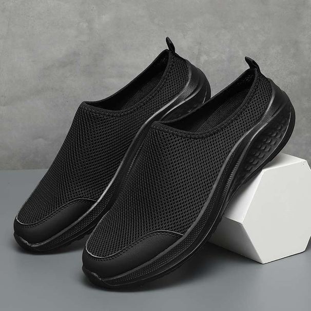 Ciabatte da uomo alla moda, in rete, con suola morbida, larghe, sportive, da infilare, misura 47, in tessuto 48, scarpe casual di grandi dimensioni_voghion.com