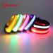 LED Light-Up Flashing Fabric Fiber Optic Collar Outdoor Walking Necklace Pet Dog Neck Ring Wholesale_voghion.com