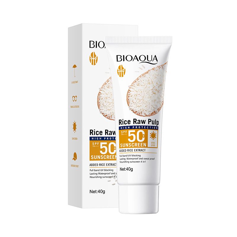 BIOAOUA Rice Original Milk Isolation and UV Protection Sunscreen_voghion.com