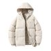 Men's Clothing Cotton Padded Jacket European And American Autumn And Winter Jacket US Embroidery Men's Cotton Padded Jacket Thickened Puffer Jacket_voghion.com