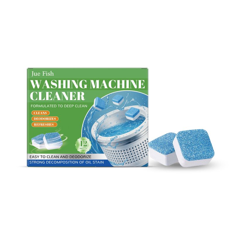 JUE FISH Washing Machine Drum Dirt Removal Odor Cleaning Tablets_voghion.com
