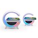 New Colorful Atmosphere Light Electric Wireless Charging Bluetooth Speaker Portable Multi-Function Smart_voghion.com