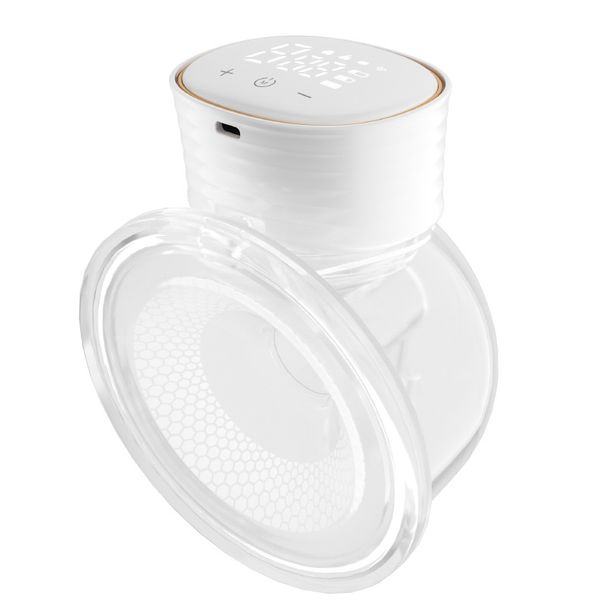 Bomba tira-leite elétrica vestível, invisível, silenciosa, portátil, com mãos livres, integrada, com forte sucção_voghion.com