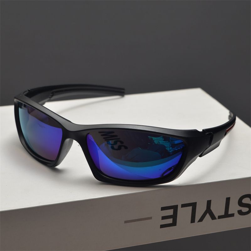 LazyZoom Europäische und amerikanische Retro-Sonnenbrille mit großem Rahmen, polarisiert, für Herren und Damen, zum Fahren im Freien, bunte Sonnenbrille_voghion.com