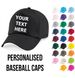 Personalized Embroidered Baseball Cap Custom Printed Hat Adjustable Men Women_voghion.com