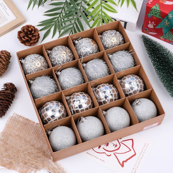 Lillian Cross-Border Creative Tree DIY Decoration Colorful Sequin Christmas Handmade Gift Box Ball_voghion.com