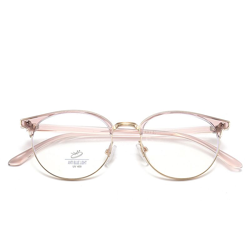2023 new trendy anti blue men's and women's flat light lenses, frame glasses, glasses factory cross mirror 6321_voghion.com