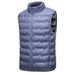 Winter new graphene heating down men and women, casual outdoor stand up collar warm vest for couples_voghion.com