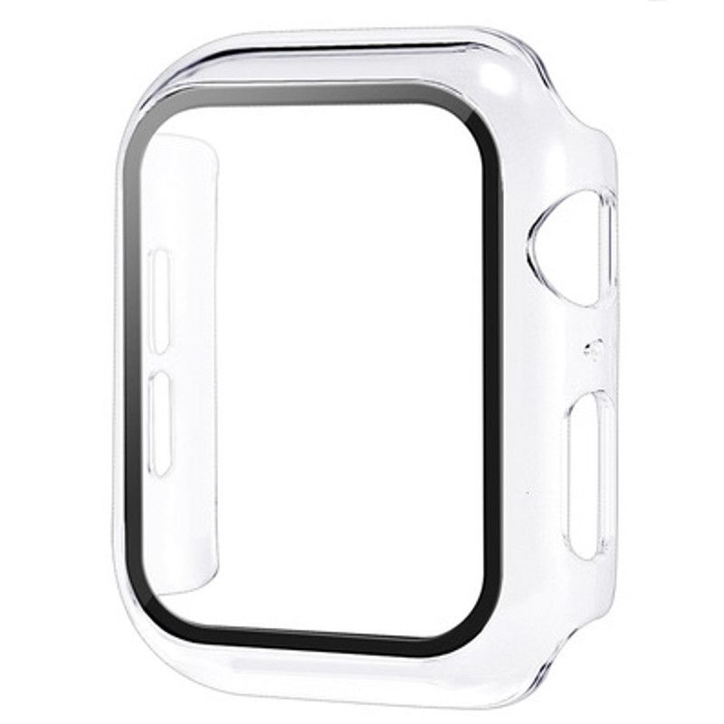 Glass+Case For Apple Watch Serie 7 SE 6 5 4 3 2 1 44mm 45mm iWatch Case 41mm 40mm 38mm 42mm Bumper Screen Protector+Cover Watch_voghion.com