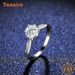 Tancise Classic Moissanite Anello in argento Gioielli da donna Promessa di nozze Regalo per feste_voghion.com