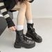 Plateau-Kurzstiefel für Damen, Martin 2025, neuer Schnürstiefel im britischen Stil, vielseitiger Reißverschluss hinten, Schlankheitsstiefel_voghion.com