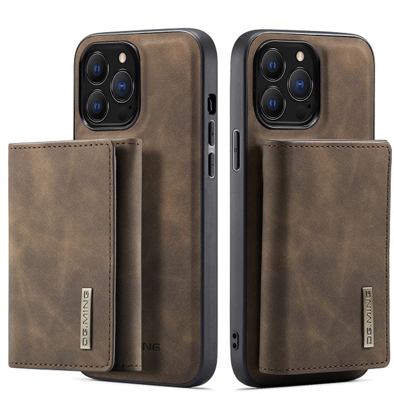 Magnetic Leather Phone Case With Card Case For iPhone 11 12 13 14 Pro Max Mini X XS XSMax XR SE 7 8Plus_voghion.com