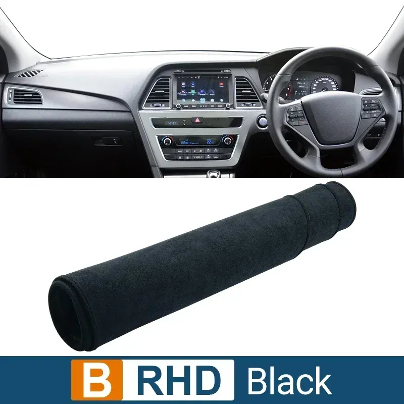 For Hyundai Sonata LF 2015 2016 2017 2018 Car Dashboard Cover Dash Mat Sun Shade Avoid Light Non-slip Pad Interior_voghion.com