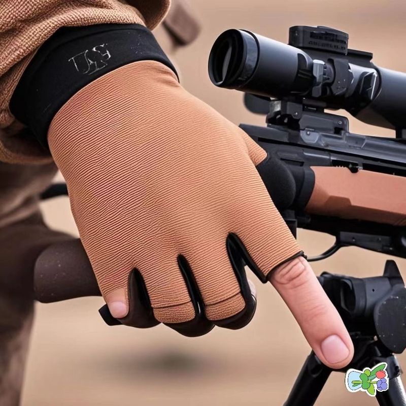 Tactical Gloves Men Anti-Slip Cut-Resistant Wear-Resistant Blackhawk Full Half Finger Self-Defense Combat Mountaineering_voghion.com