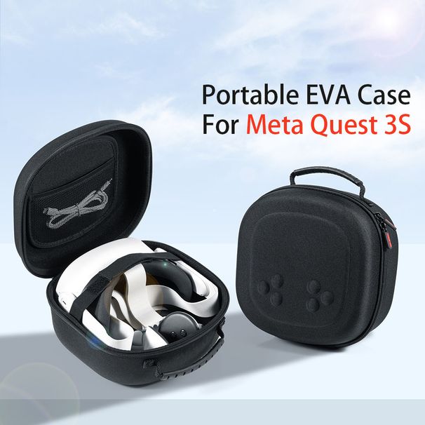 Case For Meta Bag Storage Box Portable EVA Hard Shell Travel Protector Cover For Quest 3S VR Accessories_voghion.com