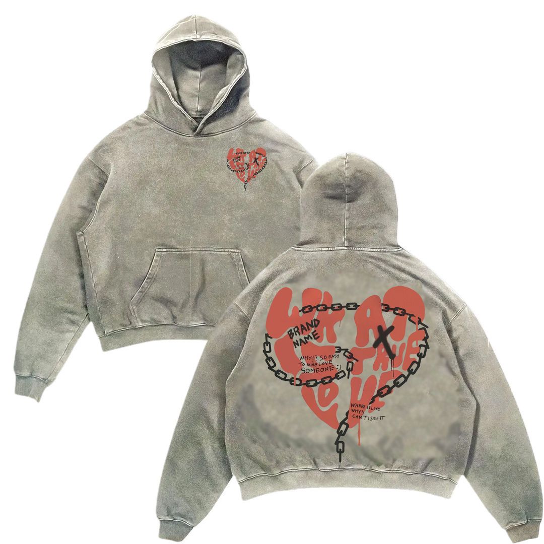 Felpe con cappuccio Y2K, modello Harajuku, stampa 3D, pullover a maniche lunghe, nuova coppia hip hop da strada_voghion.com