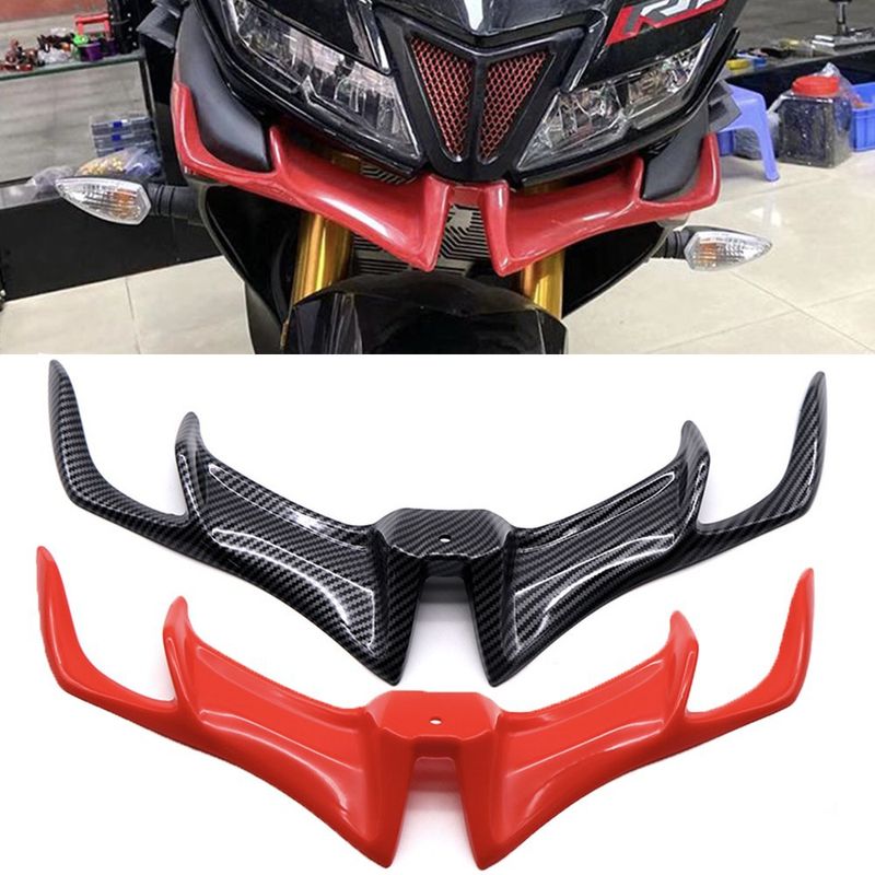 Aplicabil pieselor de modificare a motocicletei Yamaha R15 v3, aripă de admisie fixă ​​cu cioc de pasăre, aripă de rechin_voghion.com