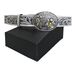 Silver Plated Embossed Plate Buckle Belt, Jeans Decoration, Fashion Belt_voghion.com