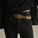 Gradient Color Leather Belt Belt Women's Trendy Niche Dark Gradient Color Leather Belt Retro Old_voghion.com