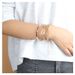 Gold Multi Layer für Frauen Modische Street Shot Offenes Armband Armreif_voghion.com