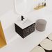 24'' Floating Wall-Mounted Bathroom Vanity With Ceramics Sink & Soft-Close Cabinet Door, KD-Package_voghion.com