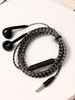 Earphone Wired Lengthened 2 M In-Ear Computer Host Round Hole Jack Mobile Phone Neutral Long Headset Cable_voghion.com