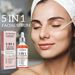 Siero viso 5 in 1 da 30 ml, idratante, con acido ialuronico e vitamina C, levigante, illuminante, cura della pelle_voghion.com
