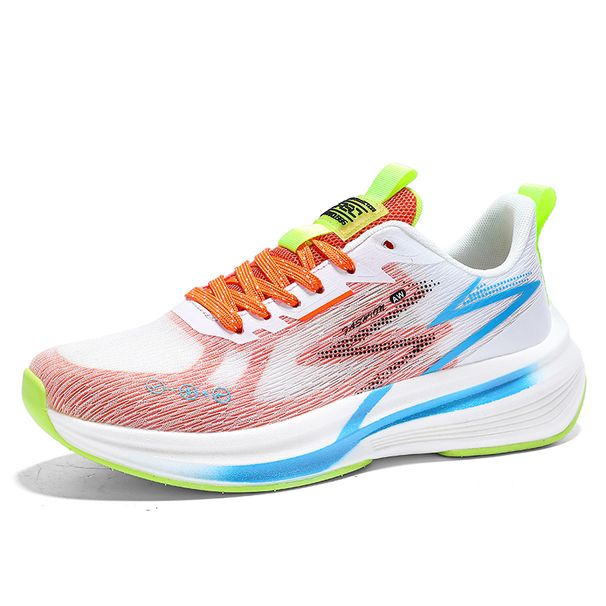 New High Elastic Sports Shoes Men Net Surface Breathable Young Middle School Students Ultra-light Shock Absorption Running Shoes_voghion.com