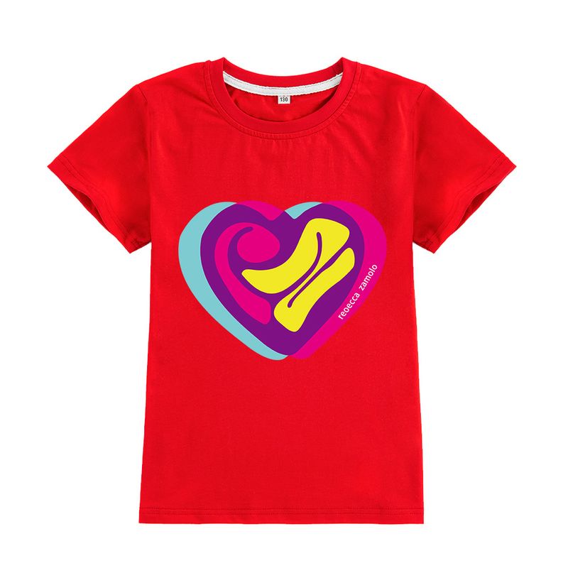 T-shirt met korte mouwen voor jongens en meisjes, top met cartoonprint voor kinderen A833_voghion.com