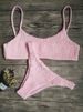 Costume da bagno caldo da donna, bikini sexy a triangolo plissettato _voghion.com