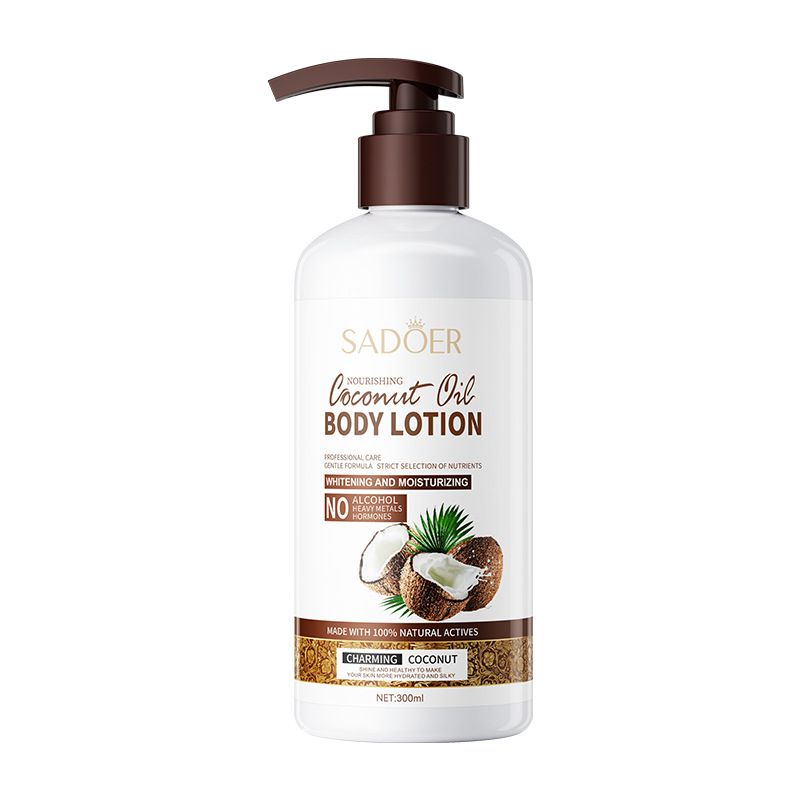 SADOER Coconut Moisturizing Body Lotion 300g Hydrating Moisturizing Moisturizing Beauty Lotion_voghion.com