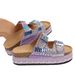 2025 New Fashionable Thick Bottom Rope Double Buckle With Water Diamond Cork Exterior Beach Slipper For Women_voghion.com
