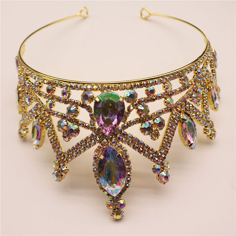 Bridal Wedding Headwear Jewelry Zircon Crystal Princess Birthday Crown_voghion.com