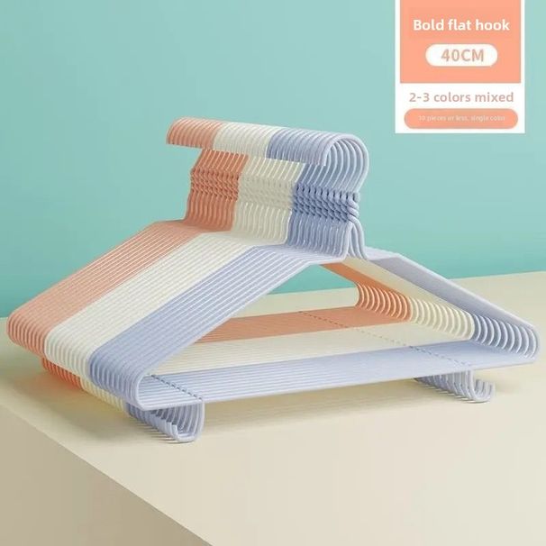 Günstiger, dicker Kleiderbügel im nordischen Stil für den täglichen Gebrauch zu Hause, geeignet für Neugeborene, extra dicker Kleiderbügel mit Rillen für Studenten_voghion.com