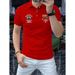 2025d High-end Embroidered Short Sleeve For Men, Summer Breathable Casual Polo Shirt With Collar, Stylish Half-sleeve_voghion.com