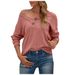 Autumn And Winter New Long Sleeve V-Neck Casual Loose Knitted Sweater Women's Clothing_voghion.com